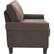Alt View 14. Serta - Copenhagen 2-Seat Fabric Loveseat - Dark Brown.