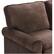 Alt View 17. Serta - Copenhagen 2-Seat Fabric Loveseat - Dark Brown.
