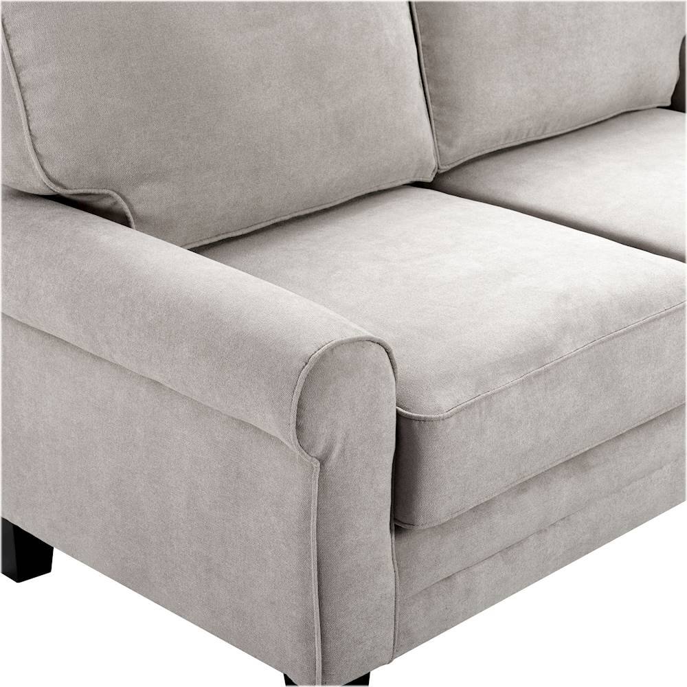 Best Buy: Serta Copenhagen 2-Seat Fabric Loveseat Light Gray UPH20133B