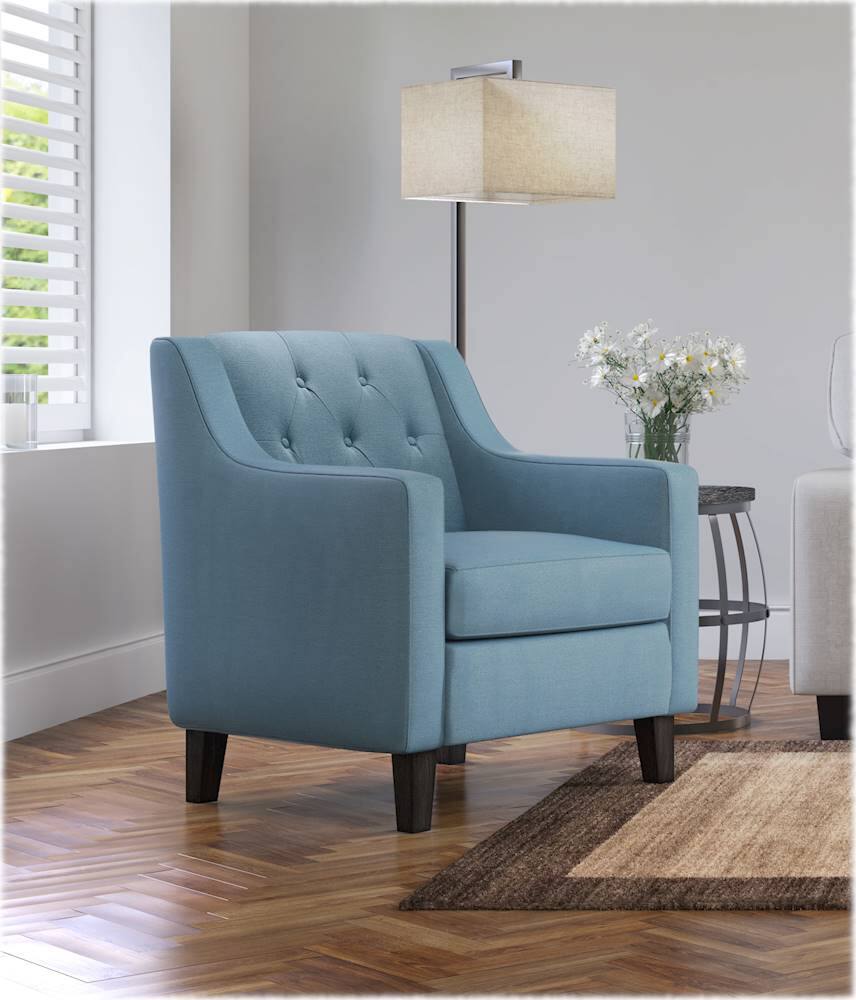 Denim blue accent online chair