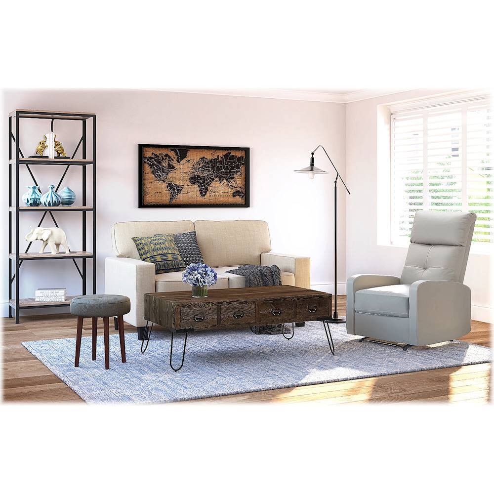 Alt View 15. Serta - Palisades Modern 2-Seat Fabric Loveseat - Soft Beige.