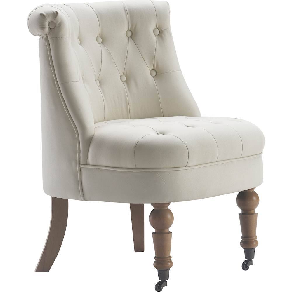 Angle View: Finch - Elmhurst Casual Accent Chair - Cream