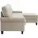 Alt View 12. Serta - Copenhagen L-Shaped Reversible Fabric 2-Piece Sectional - Soft Beige.