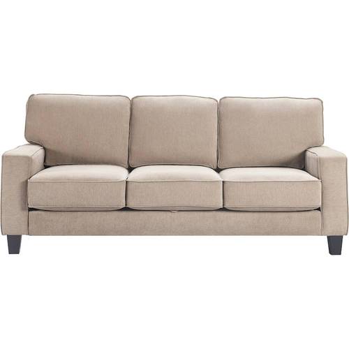 Serta - Palisades Modern 3-Seat Fabric Sofa - Soft Beige