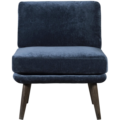 Finch - Mid-Century Modern Armchair - Navy Blue