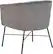 Alt View 11. Adore Decor - 4-Leg Metal and Velvet Plush Accent Chair - Gray.