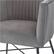 Alt View 16. Adore Decor - 4-Leg Metal and Velvet Plush Accent Chair - Gray.