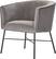 Left. Adore Decor - 4-Leg Metal and Velvet Plush Accent Chair - Gray.