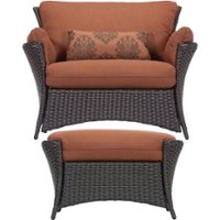 Hanover - Strathmere Allure 2-Piece Seating Set - Rust - Front_Zoom