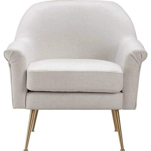 Elle Decor - Ophelia Lounge Chair - French Ivory