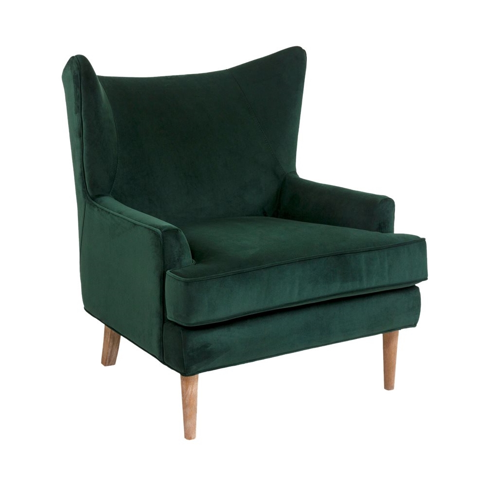 Left View: Finch - Casual Glamour Armchair - Blush