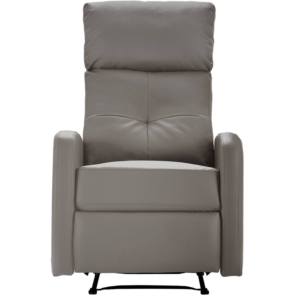 Front. Click Decor - Modern Recliner - Dark Brown.