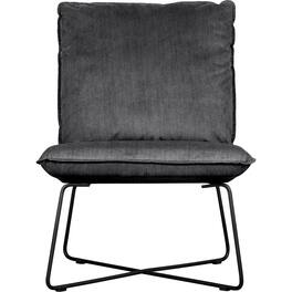 Finch - Ellington Armless Lounge Chair - Charcoal