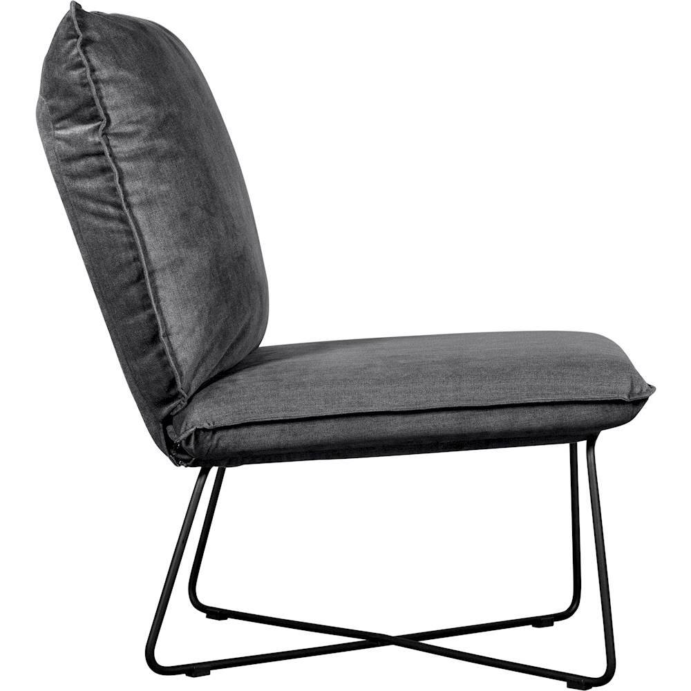 Alt View 11. Finch - Ellington Armless Lounge Chair - Charcoal.