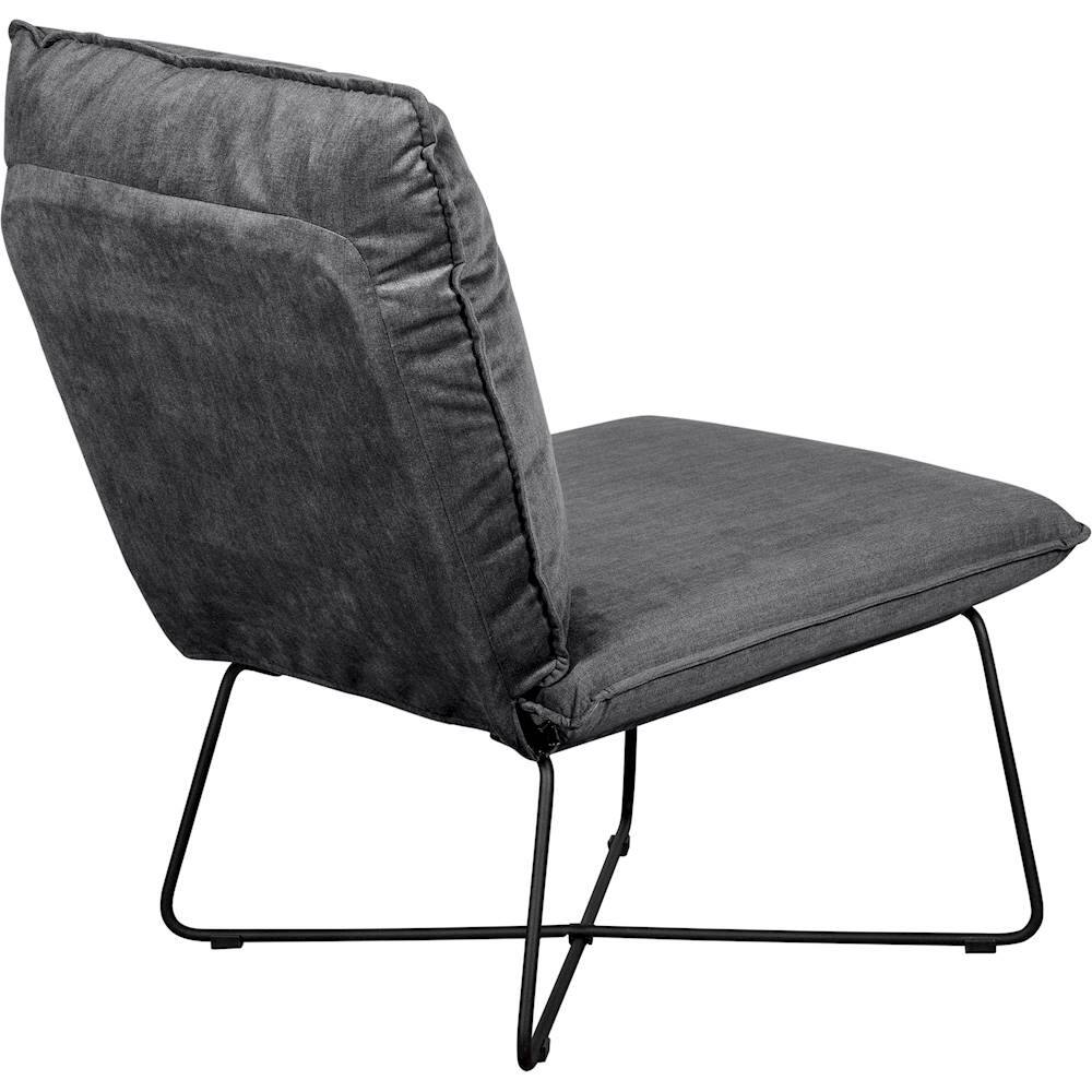 Alt View 12. Finch - Ellington Armless Lounge Chair - Charcoal.