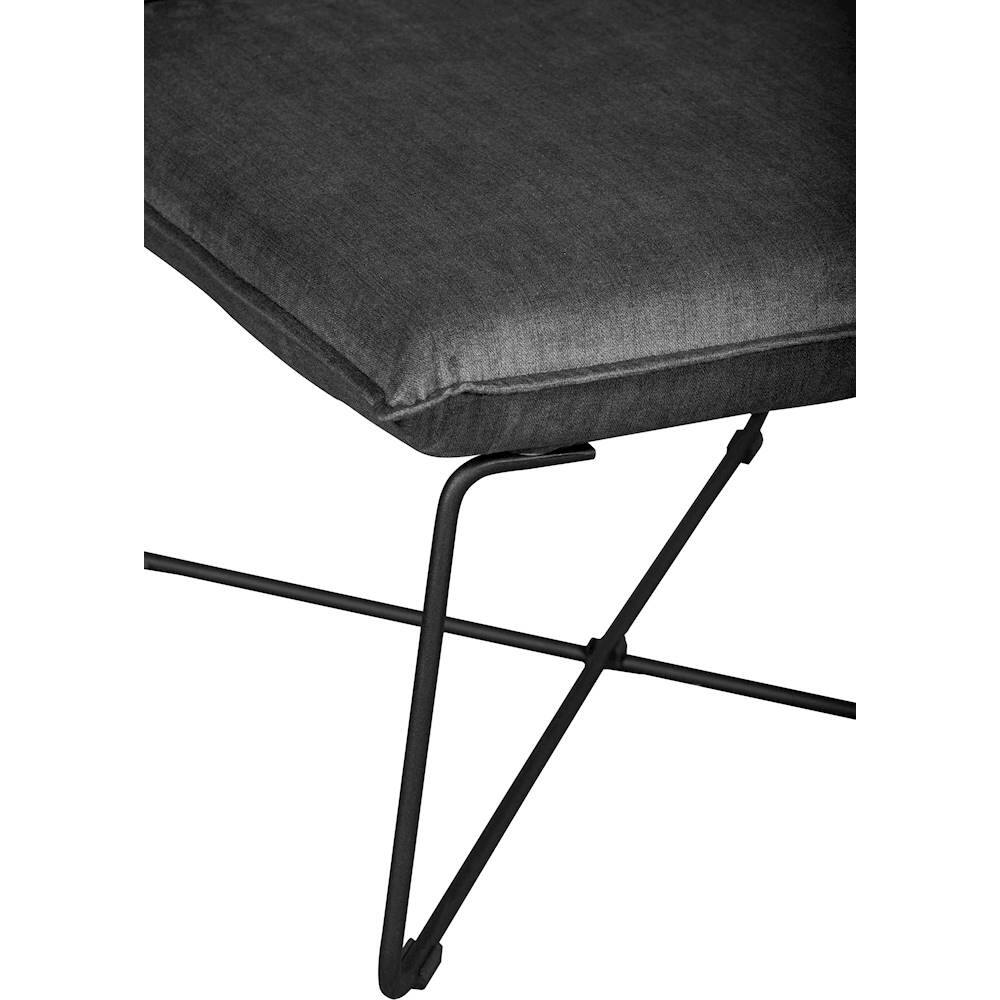 Alt View 14. Finch - Ellington Armless Lounge Chair - Charcoal.