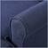 Alt View 14. Serta - Harmon L-Shaped Fabric 2-Piece Sectional Sofa - Navy.