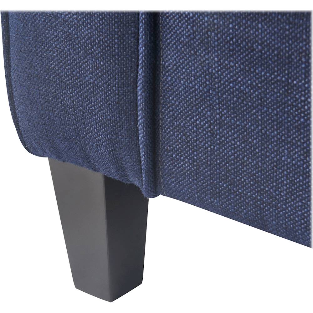 Serta - Harmon L-Shaped Fabric 2-Piece Sectional Sofa - Navy
