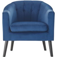 Adore Decor - Casual Armchair - Blue - Front_Zoom