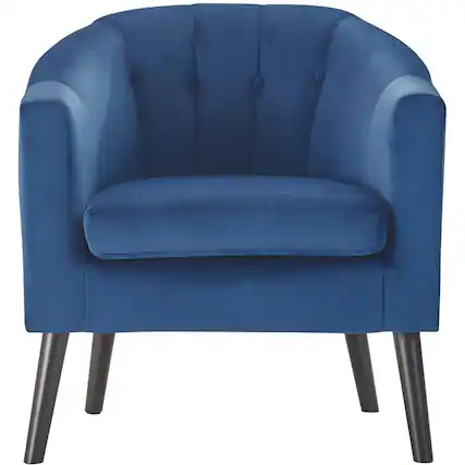 Front. Adore Decor - Casual Armchair - Blue.