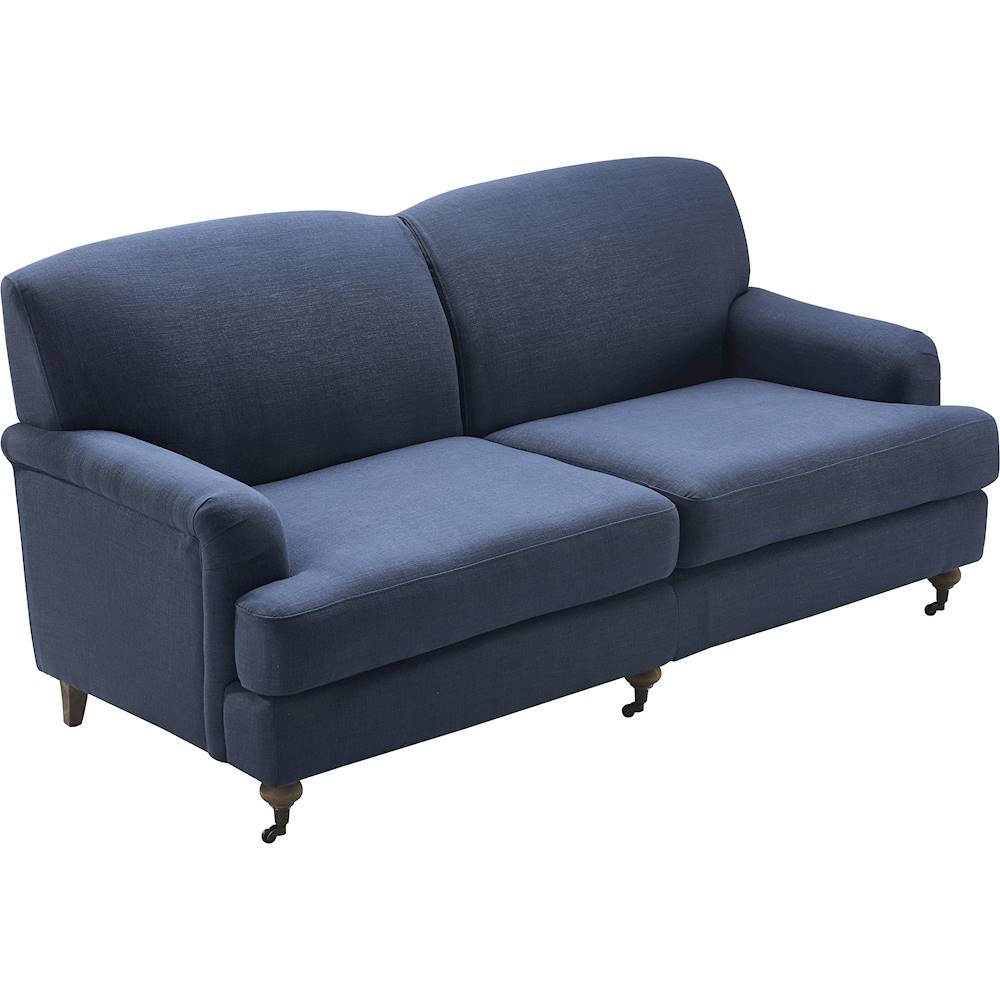 Customer Reviews: Finch Elmhurst 3-Seat Fabric Sofa French Blue ...