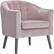 Left. Adore Decor - Casual Armchair - Pink.