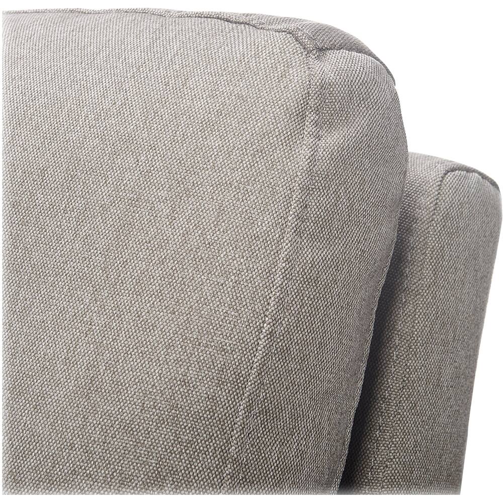 Alt View 14. Finch - Contemporary Mid-Century Armchair - Gray/Bronze.