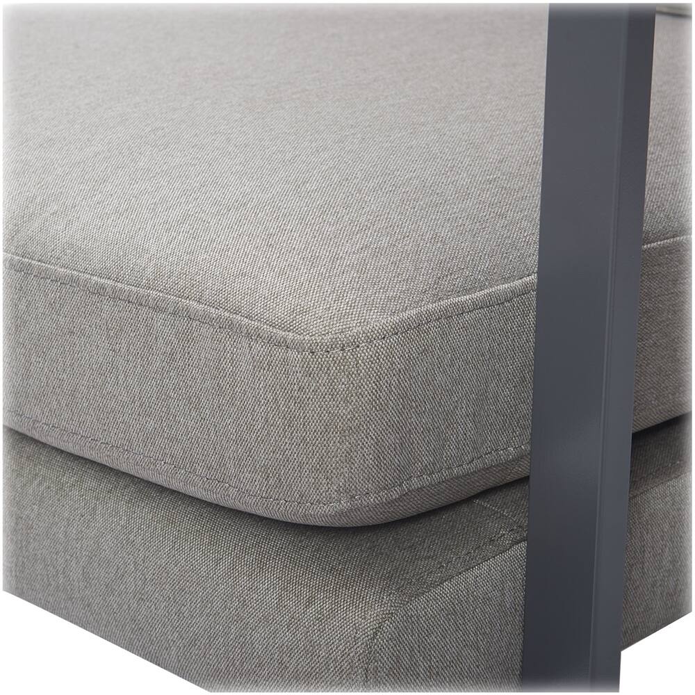 Alt View 16. Finch - Contemporary Mid-Century Armchair - Gray/Bronze.
