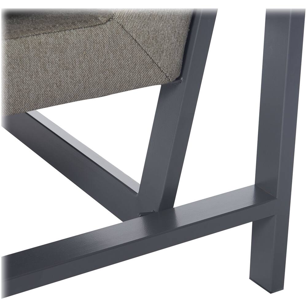 Alt View 19. Finch - Contemporary Mid-Century Armchair - Gray/Bronze.