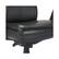 Alt View 19. La-Z-Boy - Dawson Faux Leather and Wood Frame Executive Chair - Black.