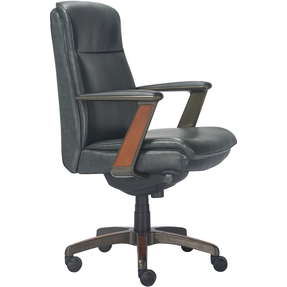 Best Buy: La-Z-Boy Dawson Faux Leather and Wood Frame Executive Chair ...