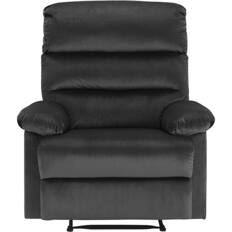 Front. Click Decor - Recliner - Dark Gray.