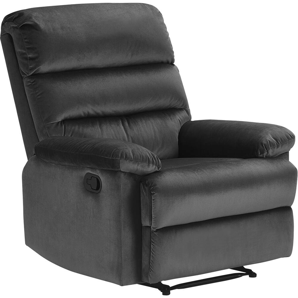 Left. Click Decor - Recliner - Dark Gray.