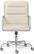 Front. Finch - Franklin Bonded Leather Office Chair - Ivory.
