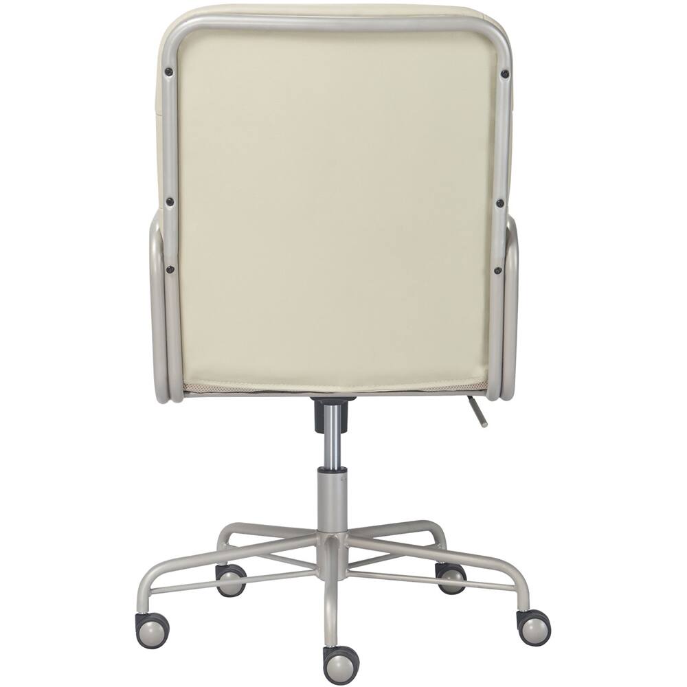 Alt View 11. Finch - Franklin Bonded Leather Office Chair - Ivory.