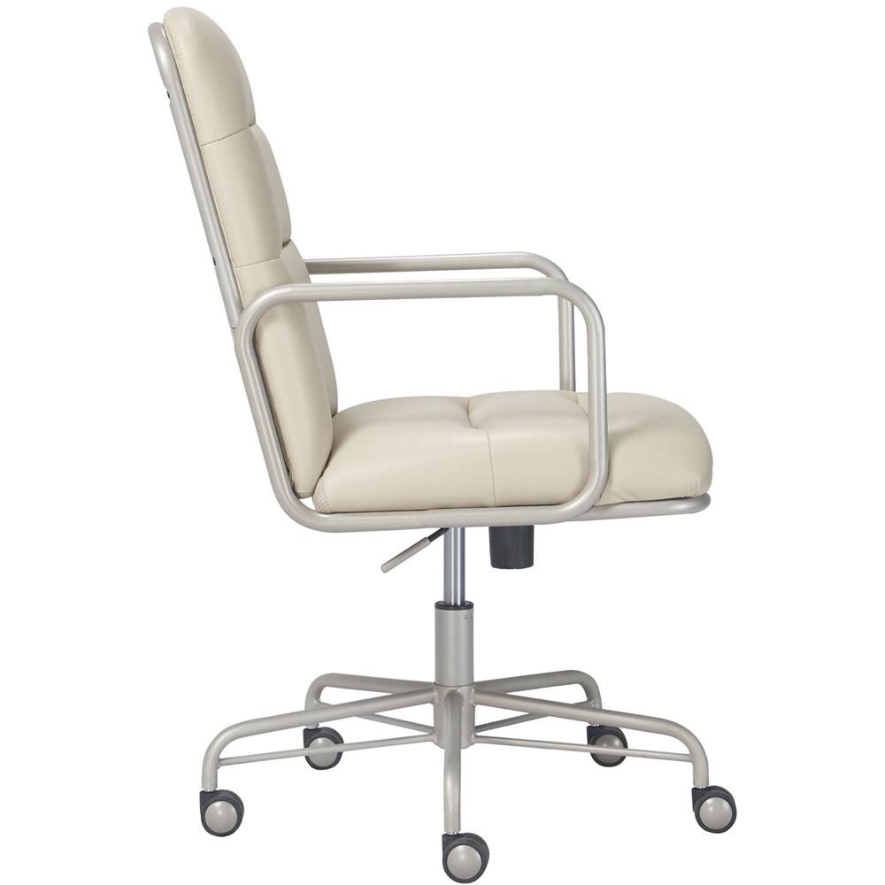 Alt View 13. Finch - Franklin Bonded Leather Office Chair - Ivory.