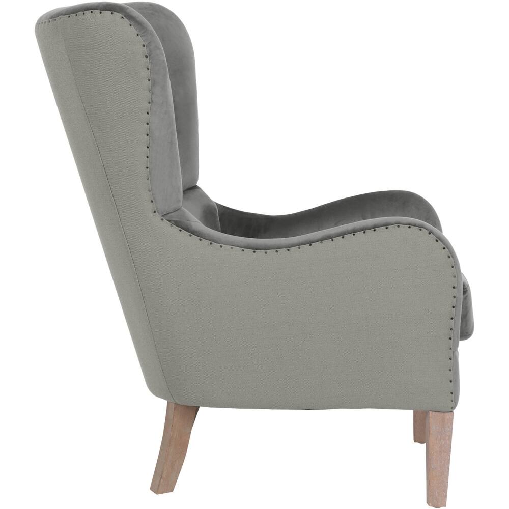 Alt View 12. Elle Decor - Armchair - Two-Tone Gray.