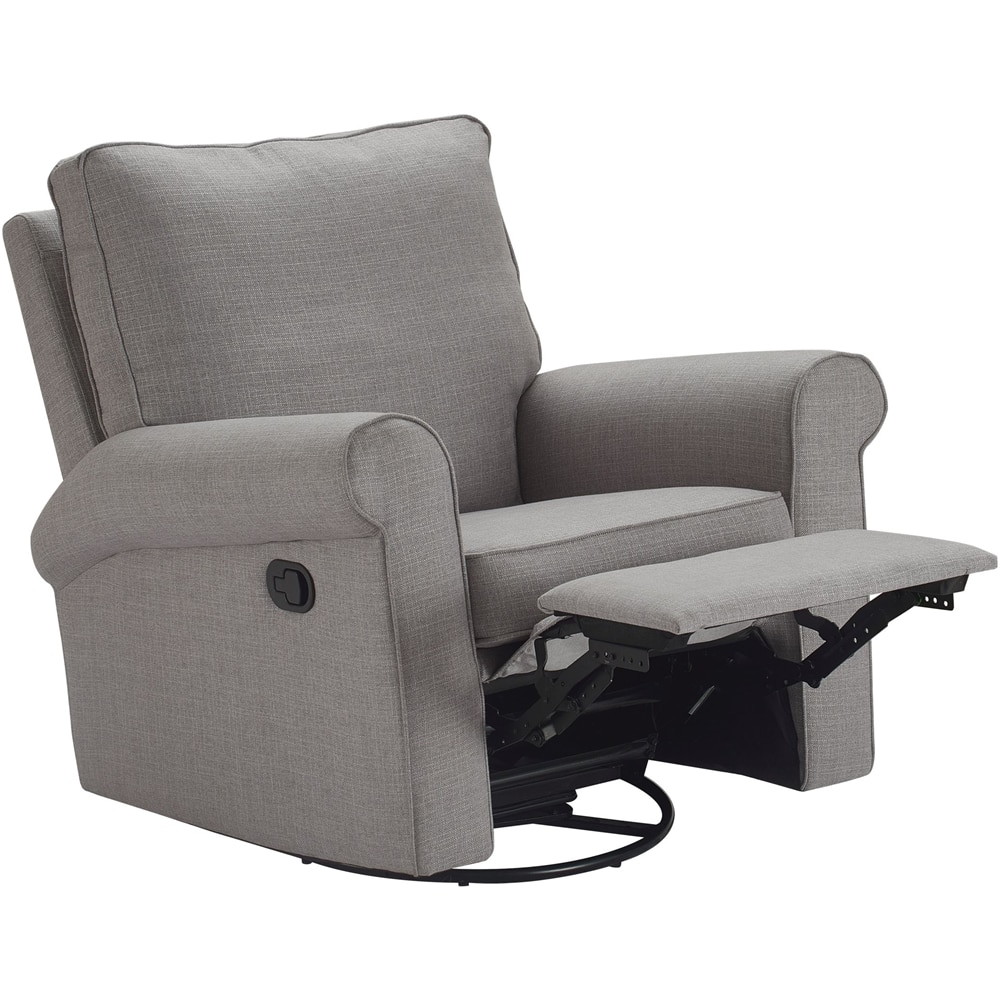 Left View: Click Decor - Contemporary Recliner - Gray