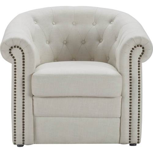 Finch - Casual Vintage Armchair - Ivory Linen