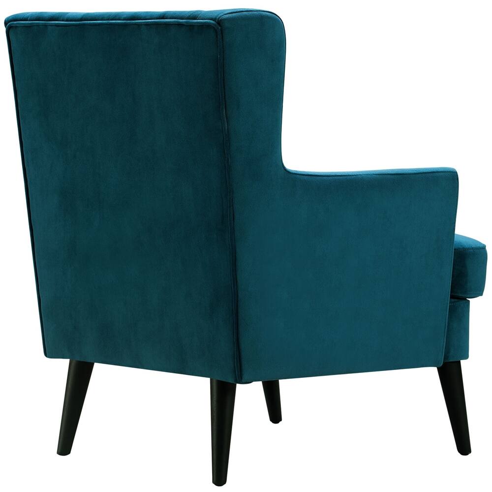 Alt View 12. Elle Decor - Traditional Wing Chair - French Teal.