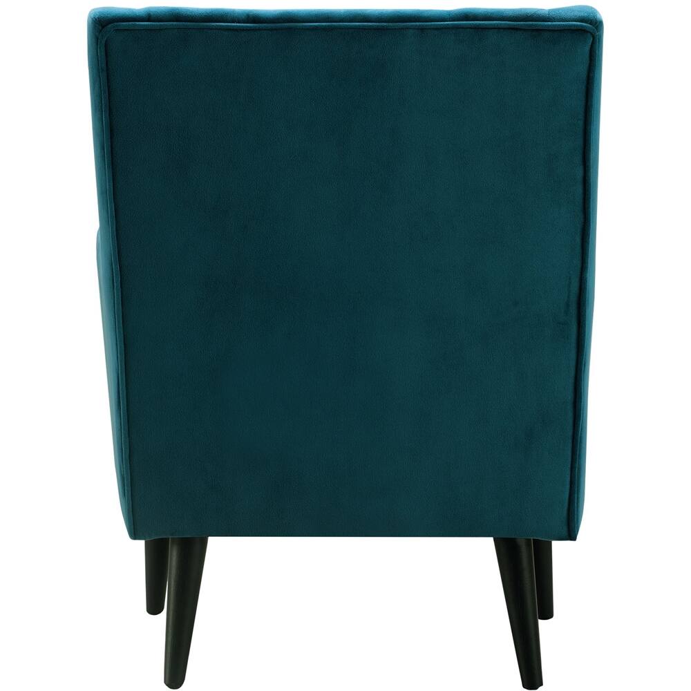 Alt View 13. Elle Decor - Traditional Wing Chair - French Teal.