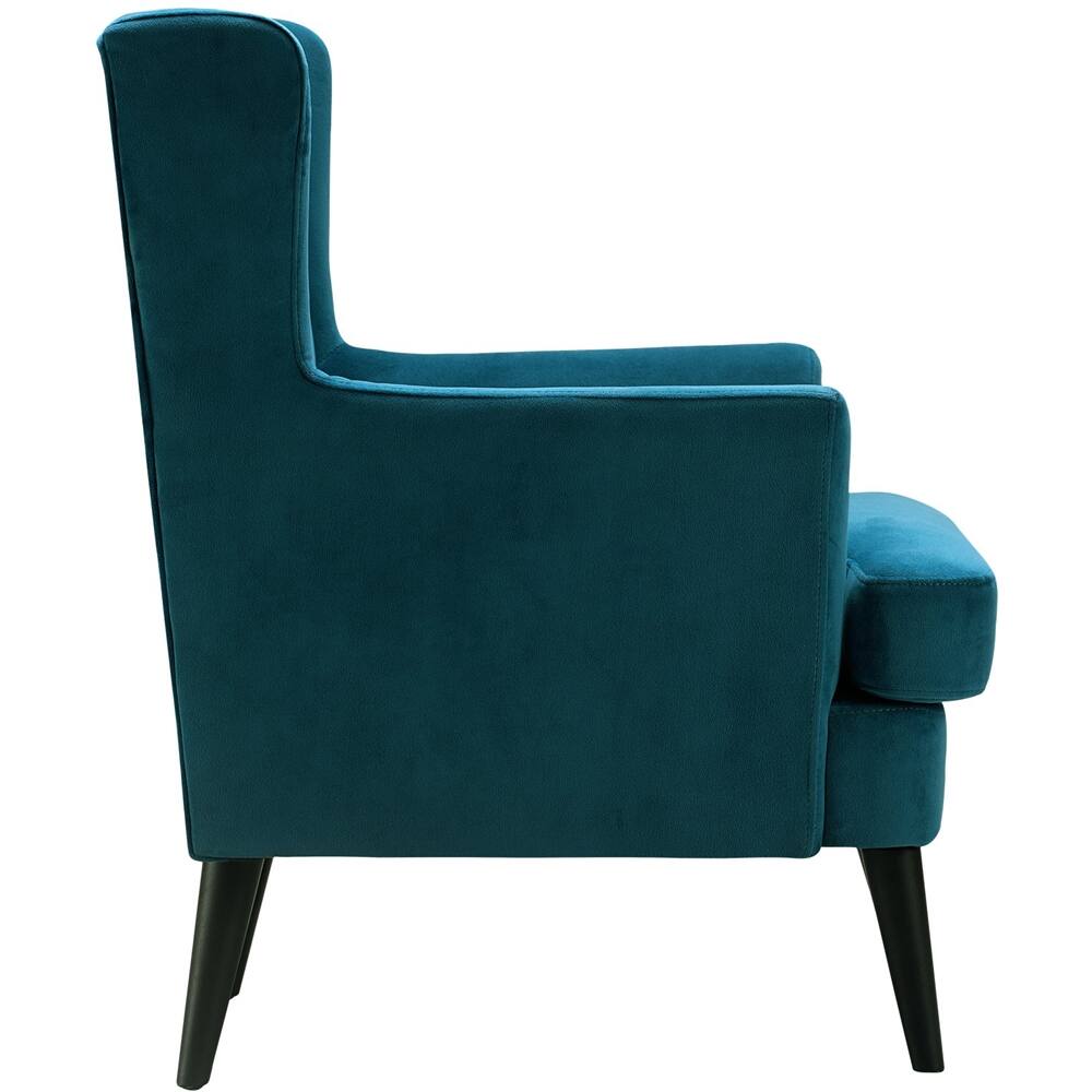 Alt View 14. Elle Decor - Traditional Wing Chair - French Teal.