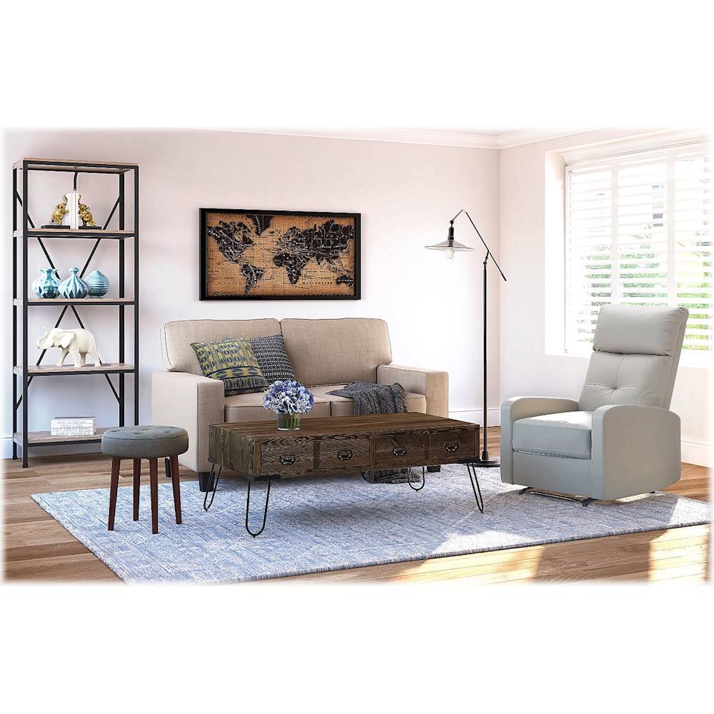 Alt View 15. Serta - Palisades Modern 2-Seat Fabric Loveseat - Soft Tan.