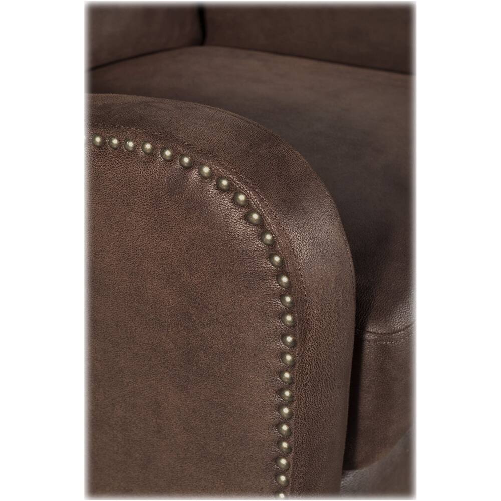Alt View 13. Finch - Recliner - Saddle Brown.