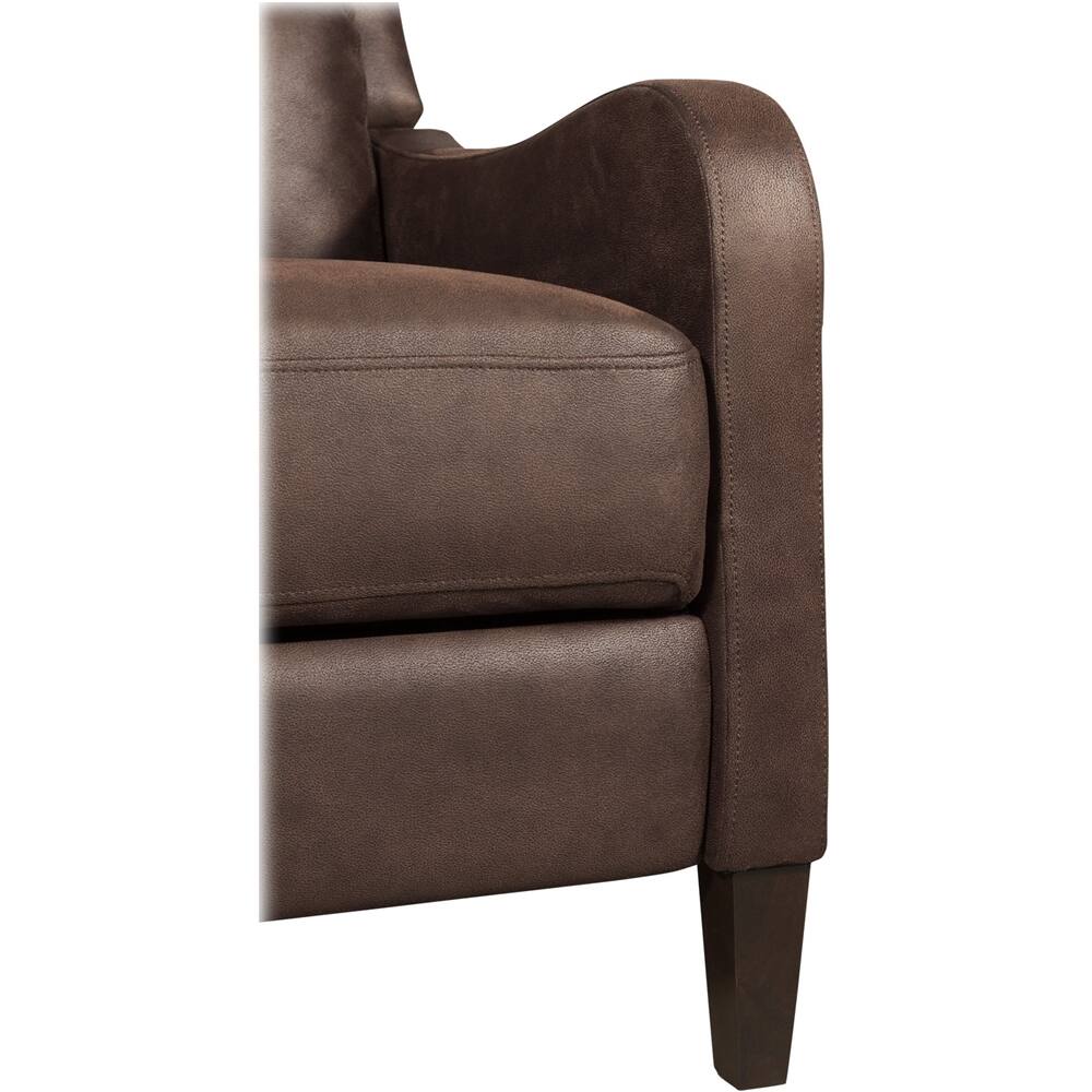 Alt View 14. Finch - Recliner - Saddle Brown.