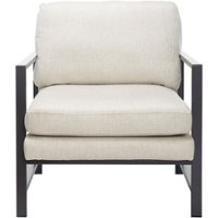 Tommy Hilfiger - Mid-Century Linen Accent Chair - Neutral - Front_Zoom