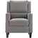 Front. Click Decor - Modern Recliner - Gray.
