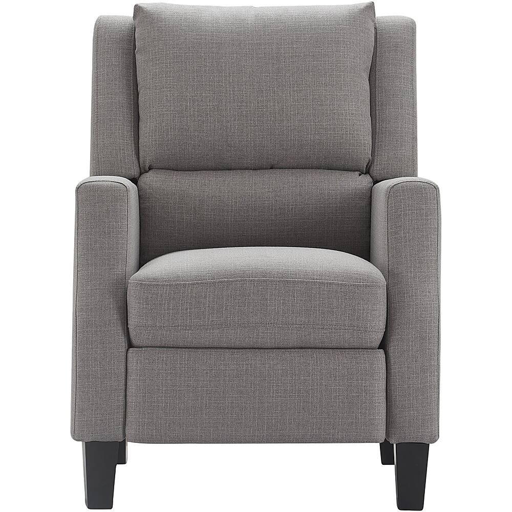 Front. Click Decor - Modern Recliner - Gray.