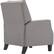 Alt View 13. Click Decor - Modern Recliner - Gray.
