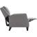 Alt View 14. Click Decor - Modern Recliner - Gray.